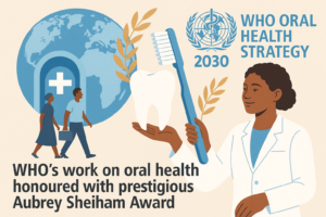 WHO’s work on oral health honoured for global access to dental care success in 2024